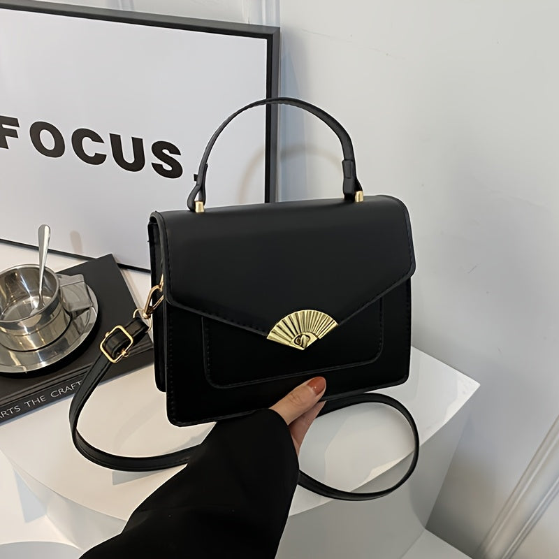 Stylish Mommy Bag Faux Leather Handbag Crossbody Satchel in Rose Red