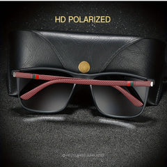 Men's Vintage Square Polarized Sunglasses Driving Shades UV Protection