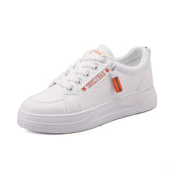 Platform Lace Up Sneakers Low Top Casual Shoes Women's