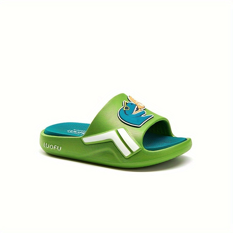 Boys Cartoon Slippers Non Slip Lightweight Open Toe Indoor Shower Pool