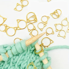 36pcs Metal Ring Stitch Mark Set for Crochet Lock Accessories