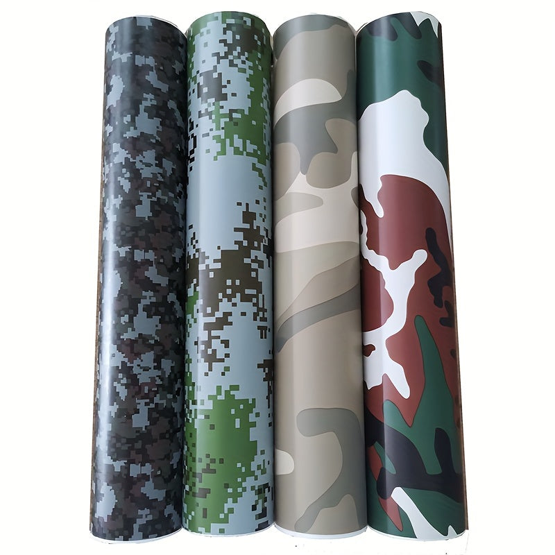 Digital Army Green Camouflage Car Wrap Foil Military Pixel Car Sticker Decal