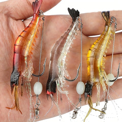 2 76inch Bionic Soft Shrimp Lure for Anglers