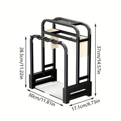 Stainless Steel Cutting Board Rack Kitchen Storage