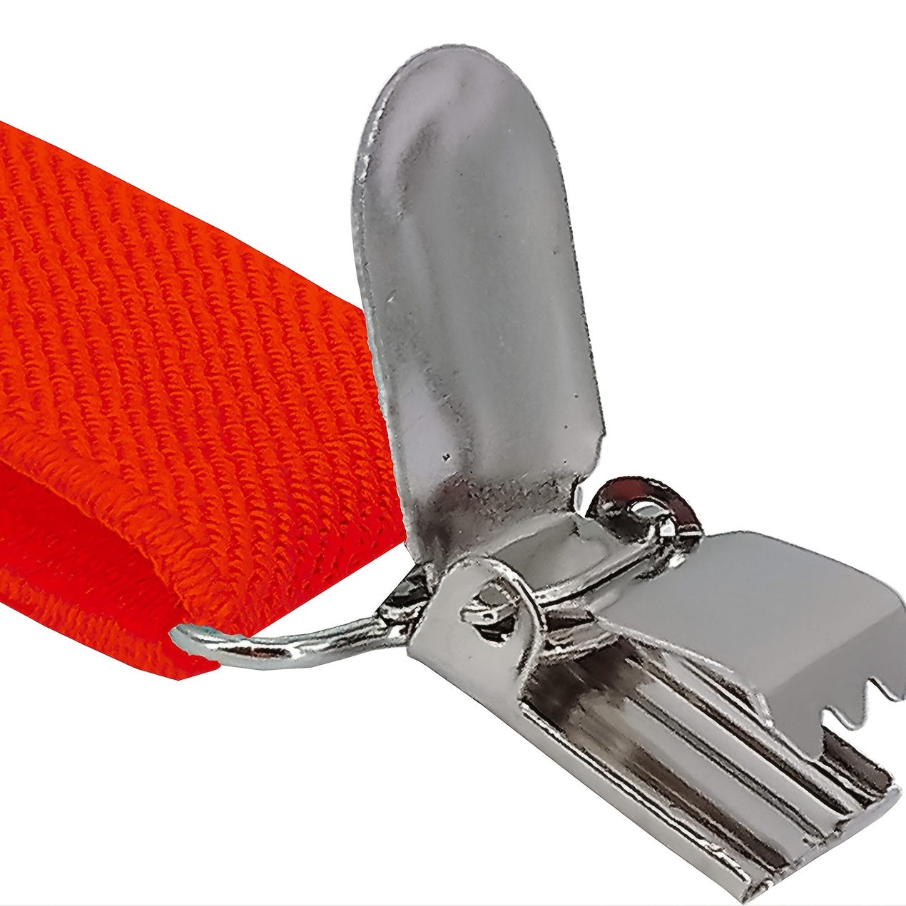 Men's Red Suspenders Adjustable Y Back Elastic Strong Clips Unisex