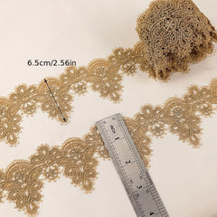 91 Meter Water Soluble Golden Thread Lace Home Accessories