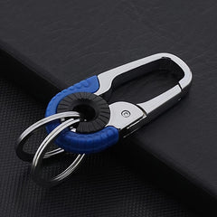 Creative Car Key Chain Waist Hanging Stainless Steel Key Ring Gift