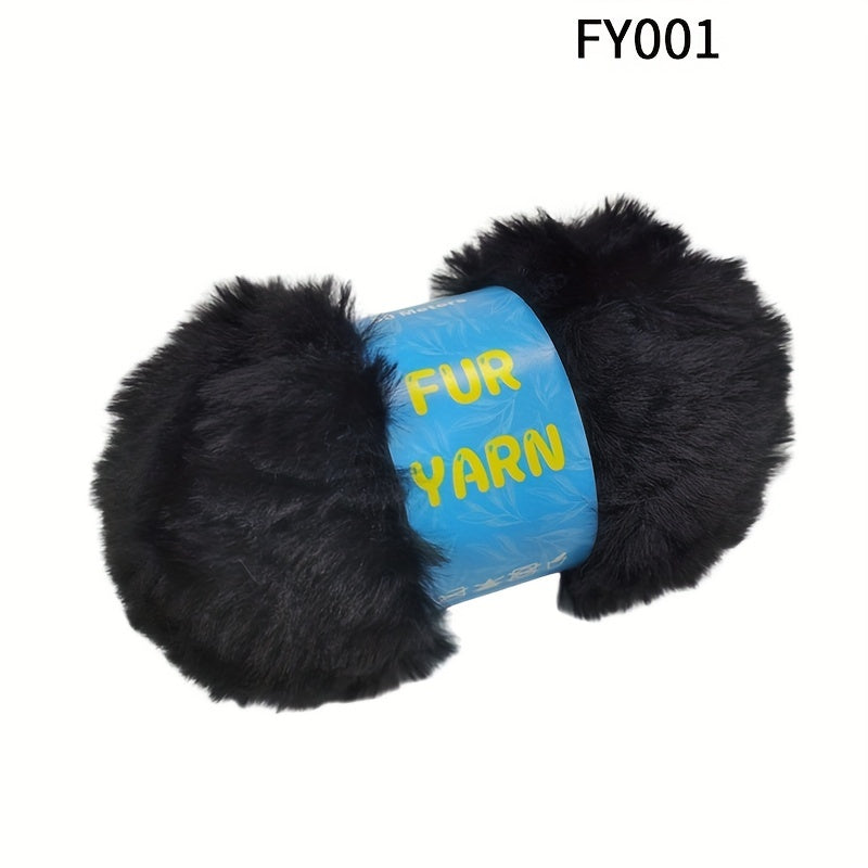 Soft Mink Fur Yarn For DIY Knitting & Crocheting
