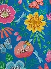  Casual Dress Women's Plus Floral & Butterfly Print