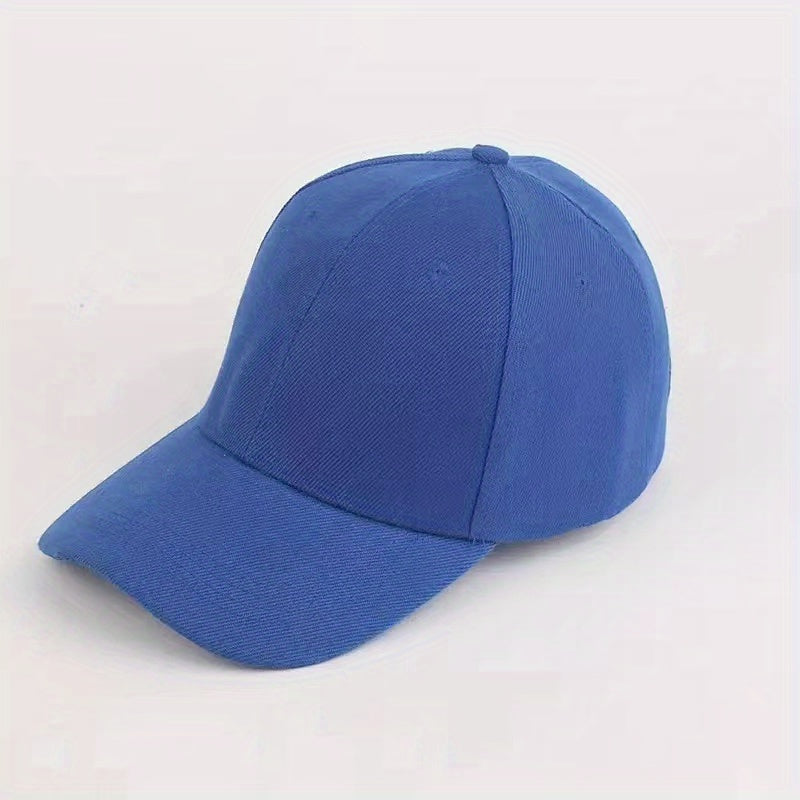 Solid Baseball Cap Unisex Sunshade Couple Dad Hats Lightweight Sun Hats