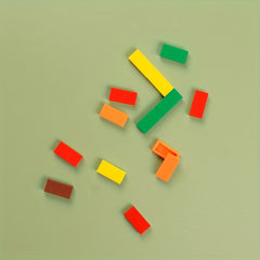 80pc 1x3 Flat Bricks for MOC Building Blocks 63864