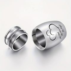 Stainless Steel Pet Urn Secure Ashes Container for Lasting Memories