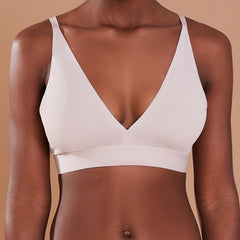 Soft & High Elastic Plain Push Up Sports Bra Comfort Strap Adjustable