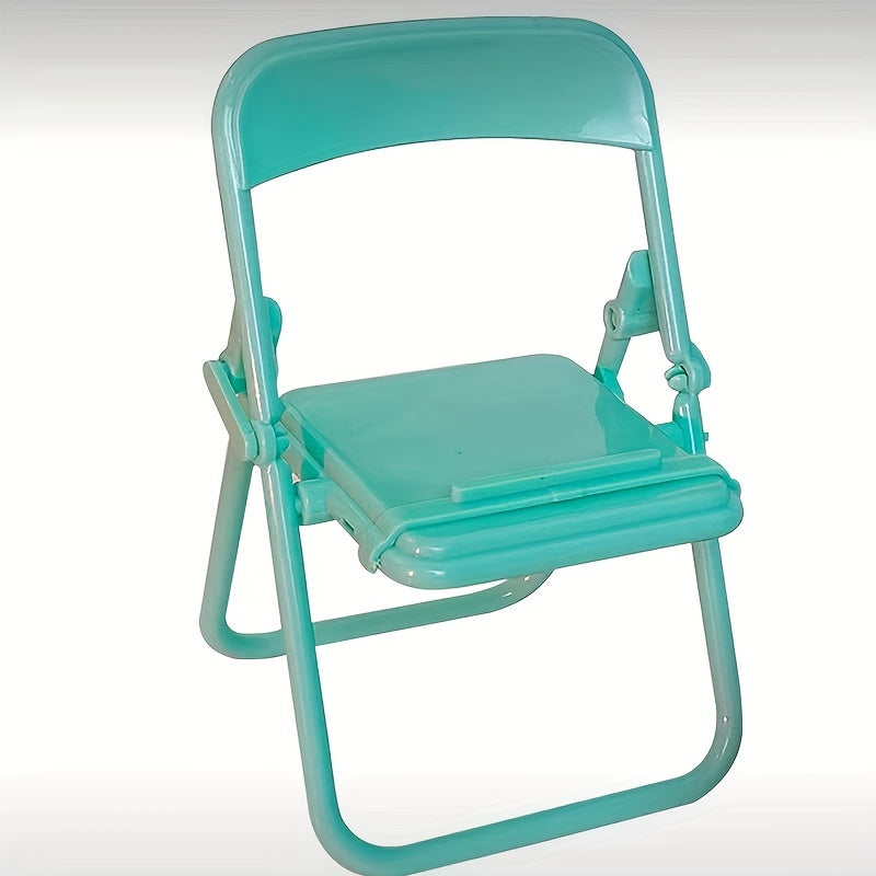 Cartoon Foldable Phone Stand Chair Portable Desktop Stool