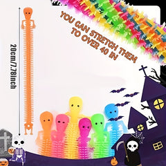 Halloween Stretchy Strings Toys with Skull Pumpkin Spider Bats