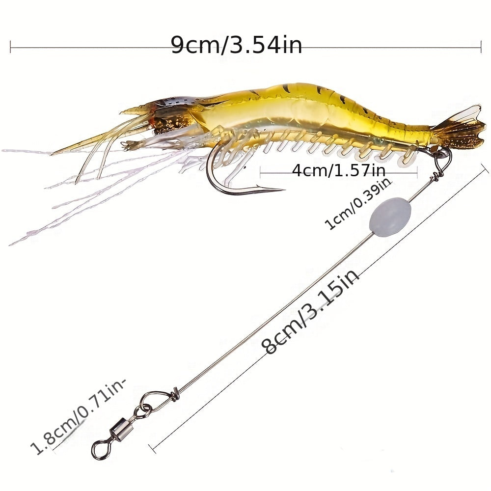 2 76inch Bionic Soft Shrimp Lure for Anglers