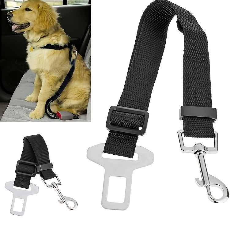 Adjustable Pet Car Seat Belt Harness for Dogs and Cats Secure Travel
