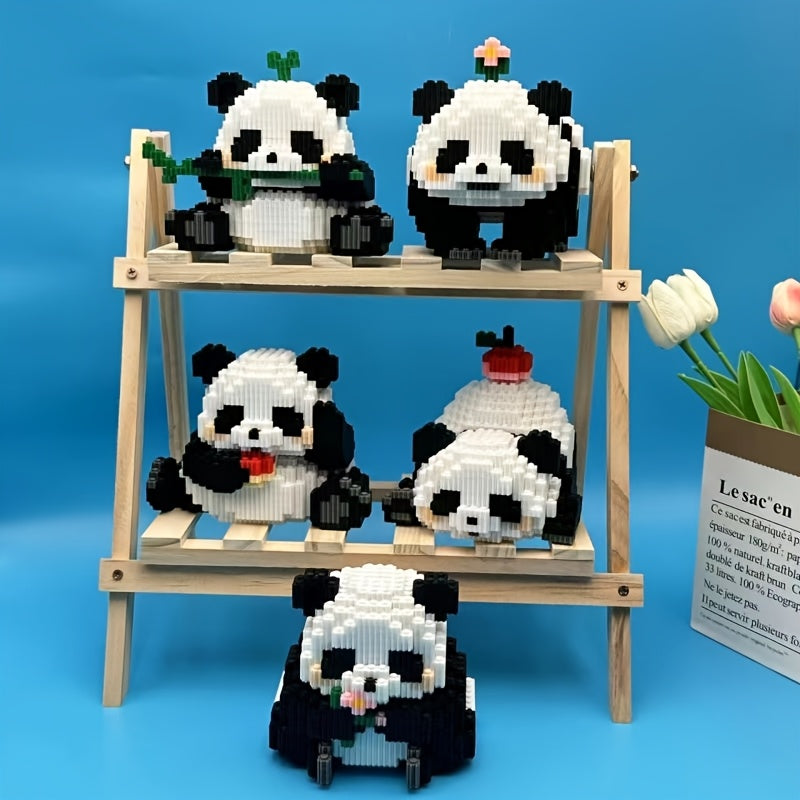 4700pcs Panda Building Blocks Thanksgiving Graduation Valentine'S