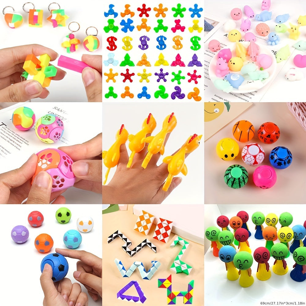 Pop Fidget Toy Birthday Gift Kit 10-50pcs Fun Creative Toys Party Bag Prizes