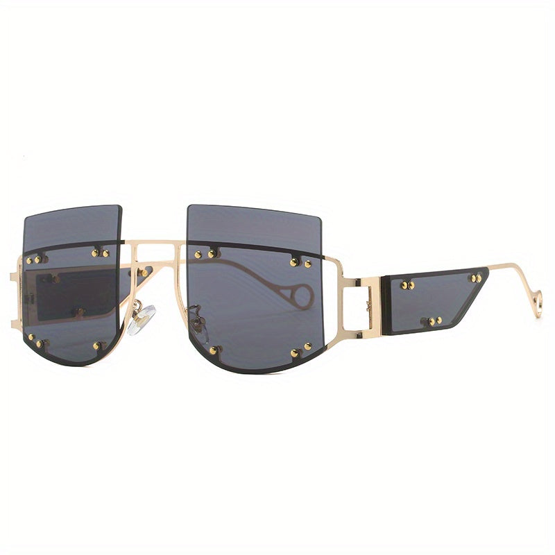 Men's Square Frame Sunglasses UV Protection