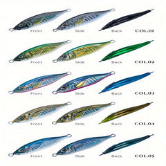 3D Metal Bionic Hard Bait Fishing Tackle for Saltwater 40g 60g 80g