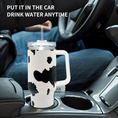 Colorful Stainless Steel Ice Tumbler with Straw for Outdoor Travel