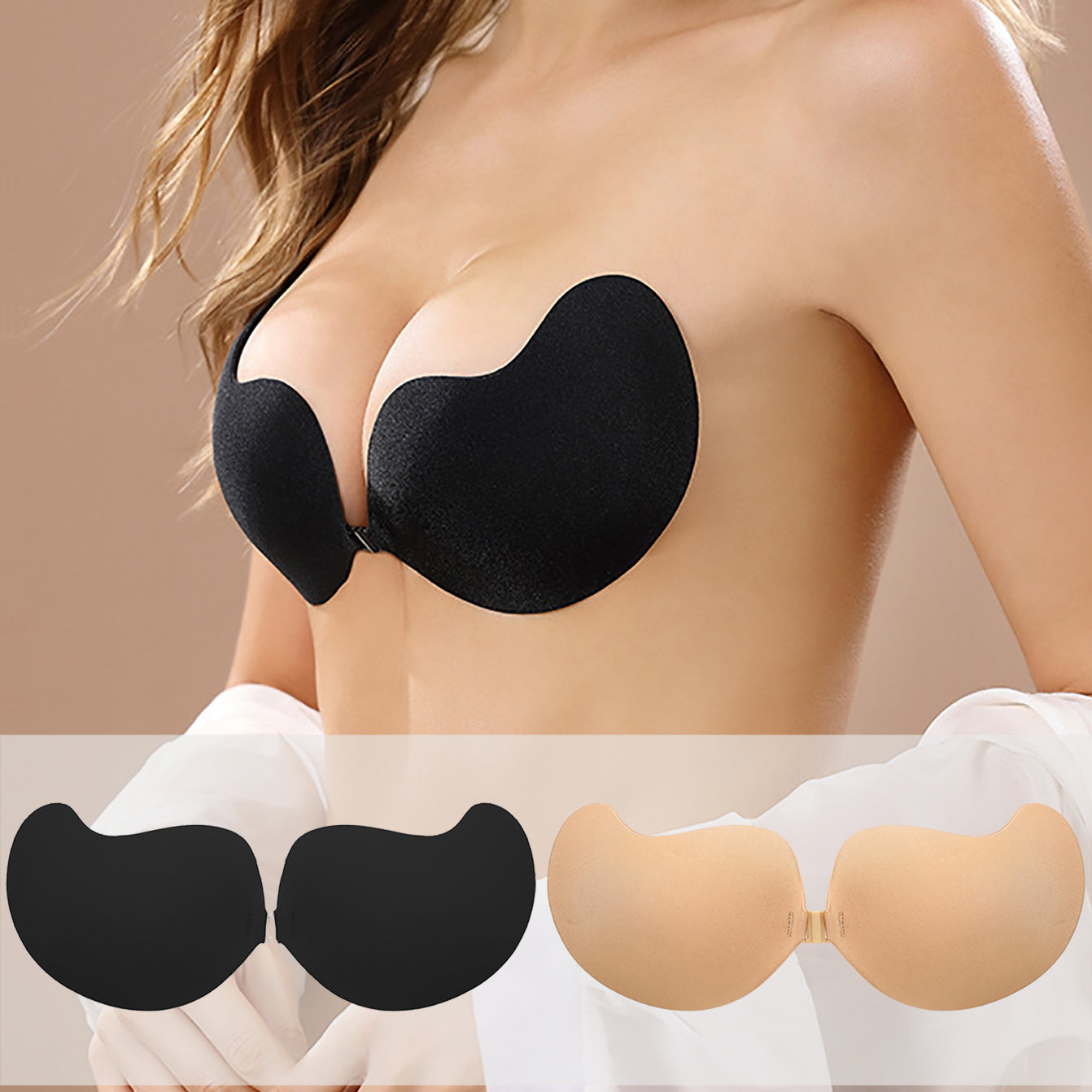 Adhesive Bra Reusable Stick On Bra Strapless Bras For Women