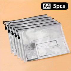 20pcs Mesh Zipper Bag Puzzle Bag 33x23cm A4 Size Letter Size