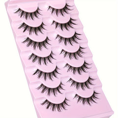 Natural Look Anime Lashes Cosplay False Eyelashes 3D Wispy Eyelashes