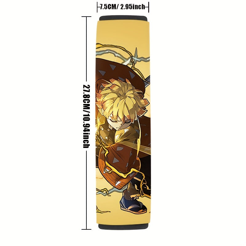 Anime Cartoon Print Car Seat Belt Cover Shoulder Pad for Women