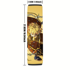 Anime Cartoon Print Car Seat Belt Cover Shoulder Pad for Women