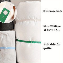 10pcs Polyester Clothing Storage Elastic Bands