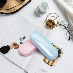 Holo Glasses Case PU Leather Sunglasses Reading Glasses Storage Box