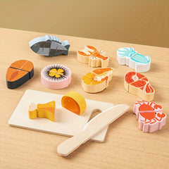 Ocean Food Fruit 3 in 1 Magic Stick Wooden Toy