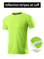 Men's Quick Drying Performance Tee for Gym Sports Training