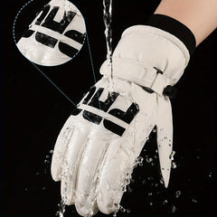 Men Ski Gloves Winter Windproof Waterproof Touch Screen Non slip Gloves
