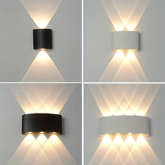 LED Outdoor Wall Lamp IP65 Waterproof Aluminum AC86-265
