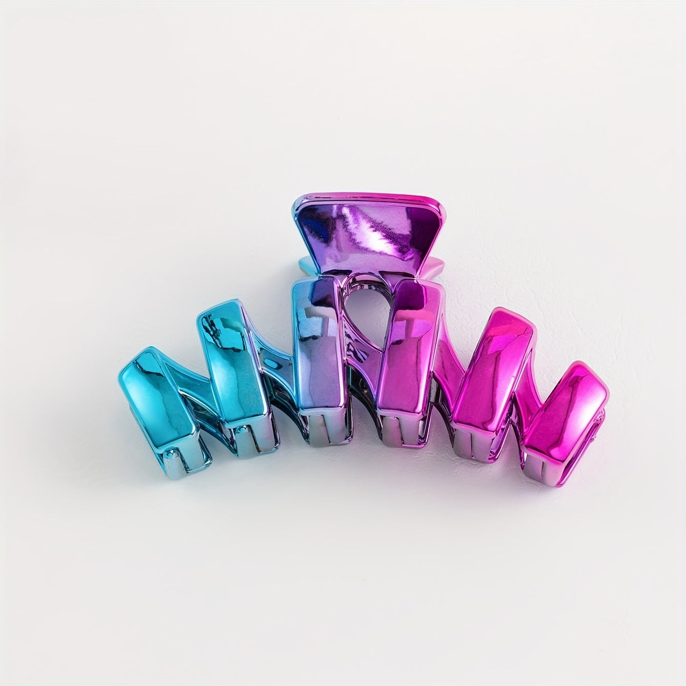 4pcs Y2K Gradient Colorful Claw Clip Large Shark Claw for Women Girls