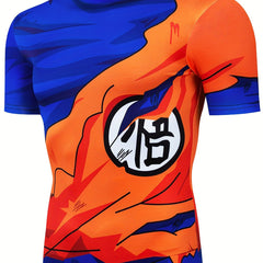 Boy's Anime Style Graphic T shirt Summer Casual Slim Fit Tee