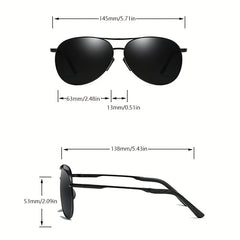 Men's Aviator Polarized Sunglasses Classic Driving Fishing