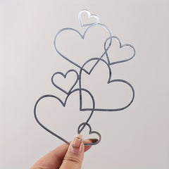 Love Acrylic Cake Decoration for Baking Cake Dessert Party Dress Up