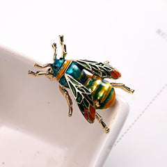 Colorful Bee Shape Brooch Animal Insect Theme Corsage Pin 1 Pc