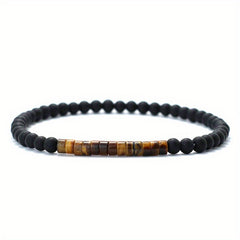 Men's Frosted Stone Beads Bracelet Gift For Men
