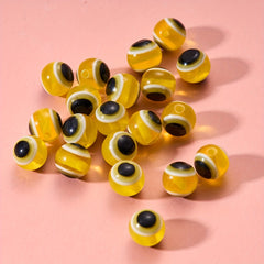 10pcs Devil's Eye Beads for DIY Earrings Bracelet Necklace