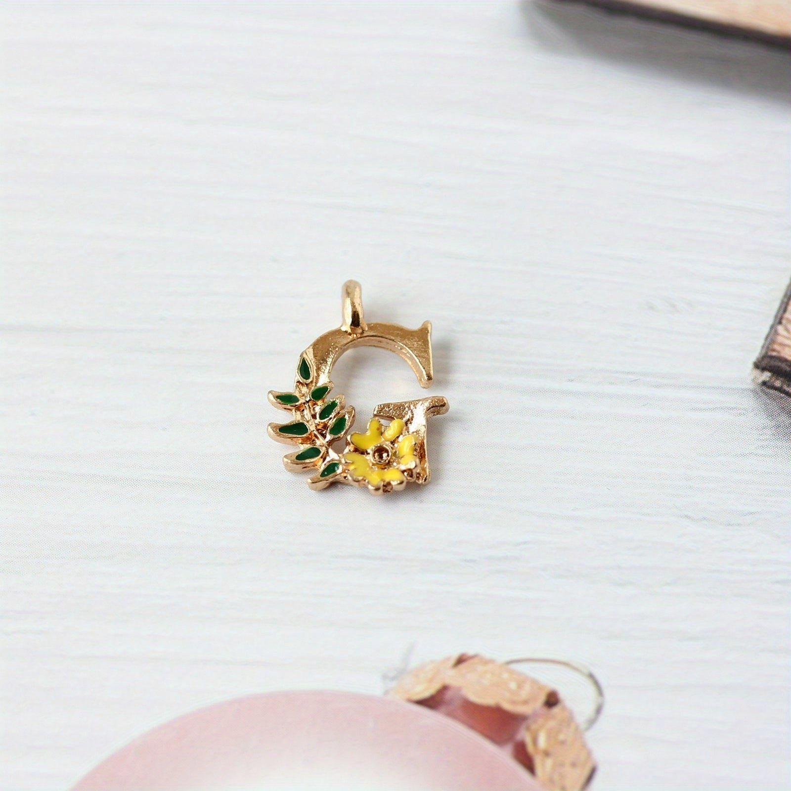 DIY Initial Letter Charms Jewelry Making Kit