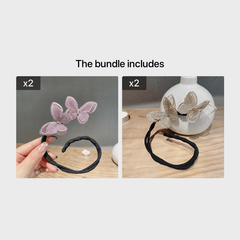 Hair Bun Maker Butterfly Hair Donuts French Hair Twist Curler Hair Bun Shaper
