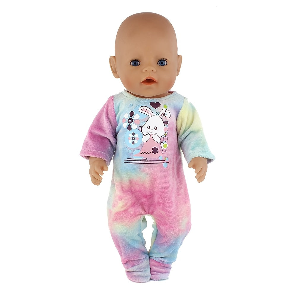 Colorful Doll Clothes 17 Inch 43Cm Dolls Onesie Outfit Separately