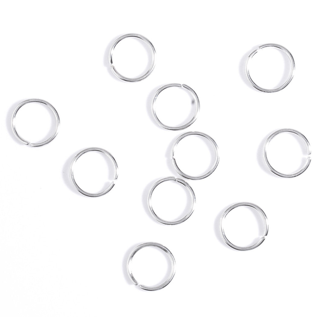 10 Pcs Circle Hair Ring Set Metal Clips Hair Decorative Accessories