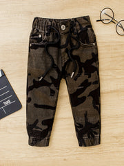 Baby Boy Camo Denim Pants with Pockets