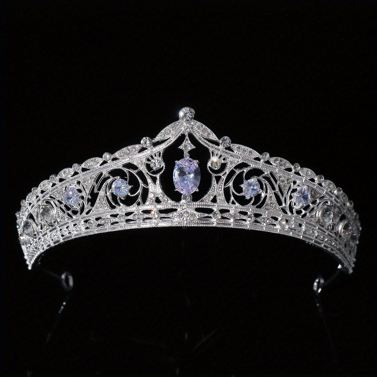 Bridal Rhinestone Crystal Crown Tiara Wedding Hair Accessories